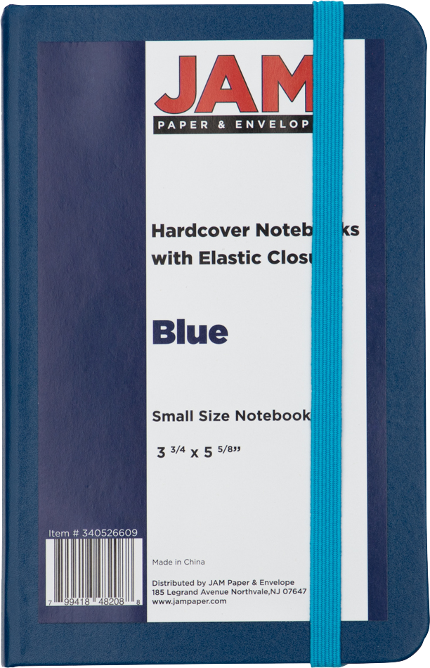 Blue Small 3 3/4 x 5 5/8 Notebooks (100 Lined Pages)