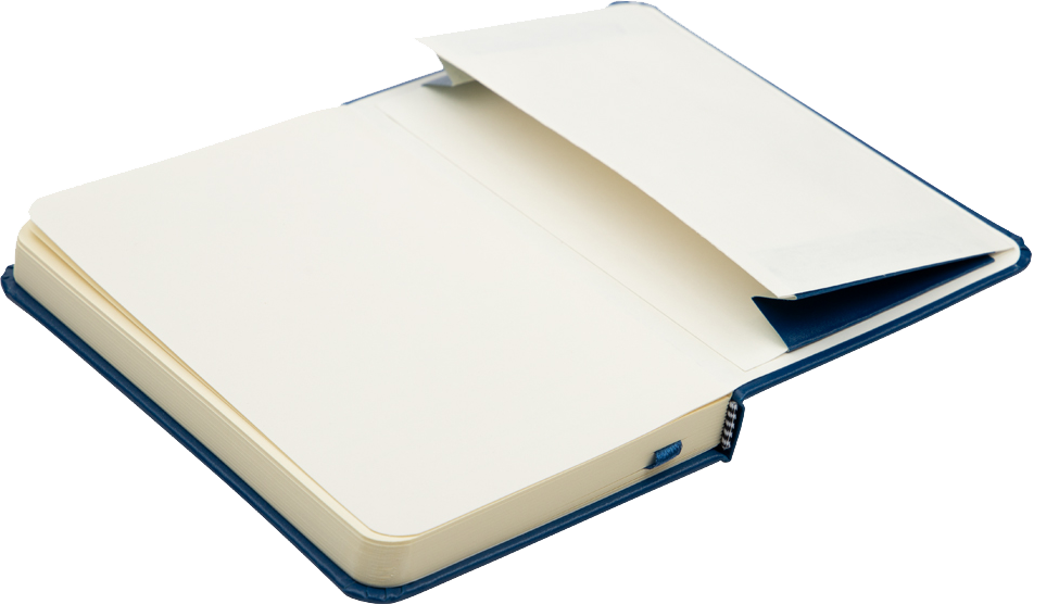 Blue Small 3 3/4 x 5 5/8 Notebooks (100 Lined Pages)