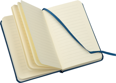 Blue Small 3 3/4 x 5 5/8 Notebooks (100 Lined Pages)