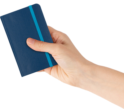 Blue Small 3 3/4 x 5 5/8 Notebooks (100 Lined Pages)