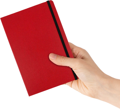 Red Large 5 7/8 x 8 1/2 Notebooks (100 Lined Pages)