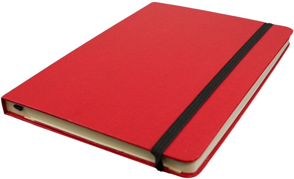 Red Medium 5 x 7 Notebooks (100 Lined Pages)