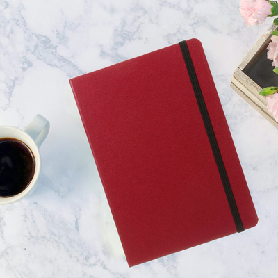 Red Medium 5 x 7 Notebooks (100 Lined Pages)