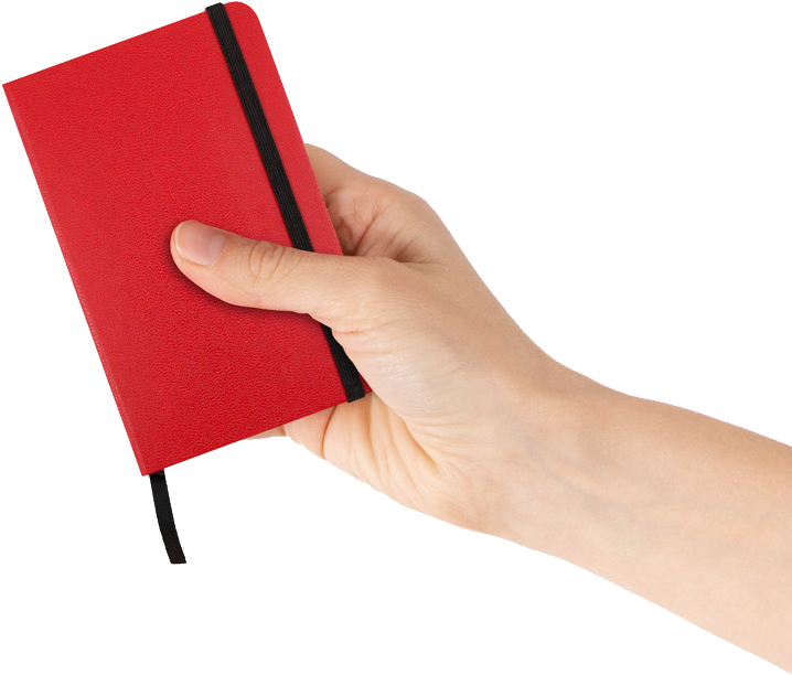 Red Small 3 3/4 x 5 5/8 Notebooks (100 Lined Pages)
