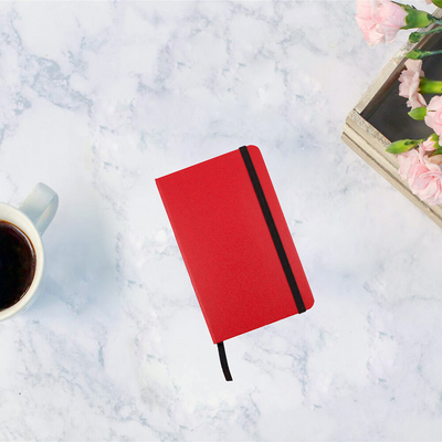 Red Small 3 3/4 x 5 5/8 Notebooks (100 Lined Pages)