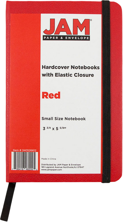 Red Small 3 3/4 x 5 5/8 Notebooks (100 Lined Pages)