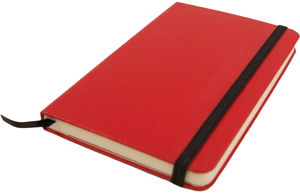Red Small 3 3/4 x 5 5/8 Notebooks (100 Lined Pages)