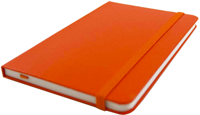 Sunburst Orange Travel Size 4 x 6 Notebooks (70 Dotted Pages)