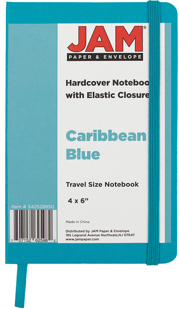 Caribbean Blue Travel Size 4 x 6 Notebooks (70 Dotted Pages)