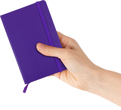 Plum Purple Travel Size 4 x 6 Notebooks (70 Dotted Pages)