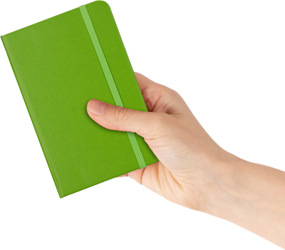 Green Apple Travel Size 4 x 6 Notebooks (70 Dotted Pages)