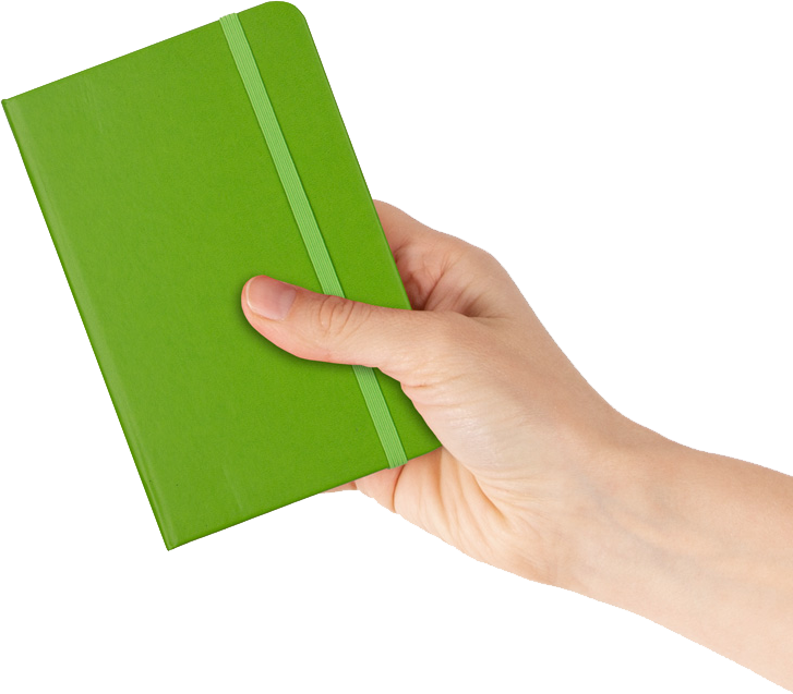 Green Apple Travel Size 4 x 6 Notebooks (70 Dotted Pages)
