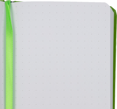 Green Apple Travel Size 4 x 6 Notebooks (70 Dotted Pages)
