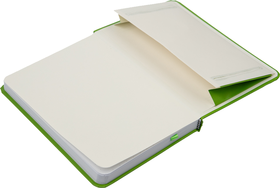 Green Apple Travel Size 4 x 6 Notebooks (70 Dotted Pages)
