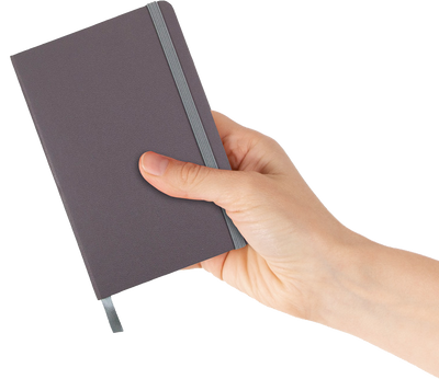 Storm Gray Travel Size 4 x 6 Notebooks (70 Dotted Pages)