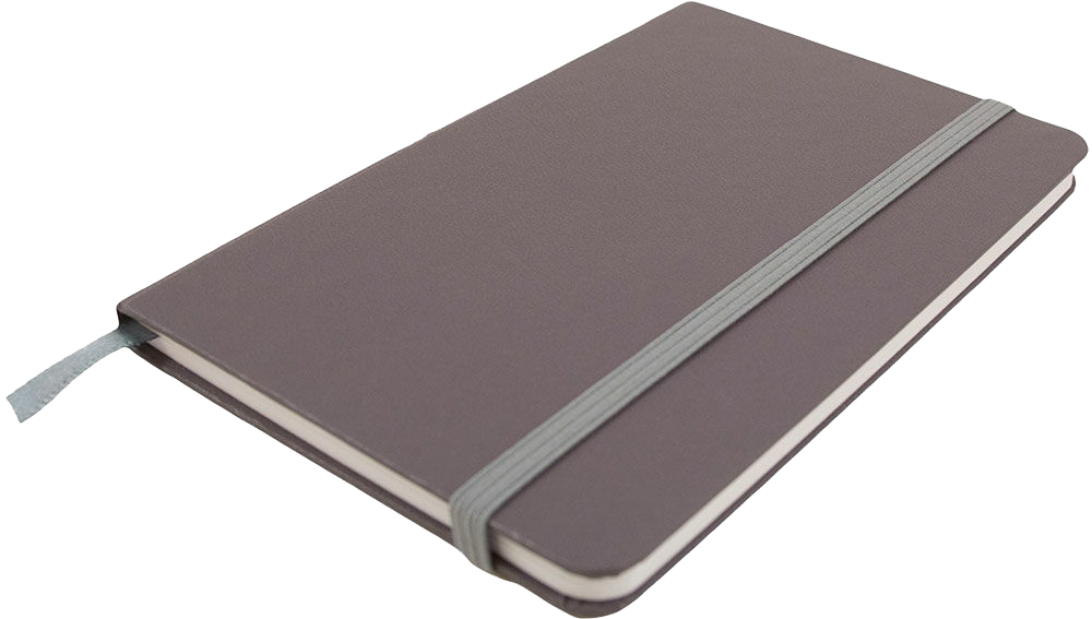 Storm Gray Travel Size 4 x 6 Notebooks (70 Dotted Pages)