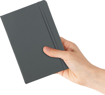 Storm Gray Large 6 x 8 1/2 Notebooks (70 Dotted Pages)