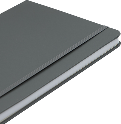 Storm Gray Large 6 x 8 1/2 Notebooks (70 Dotted Pages)