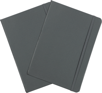 Storm Gray Large 6 x 8 1/2 Notebooks (70 Dotted Pages)