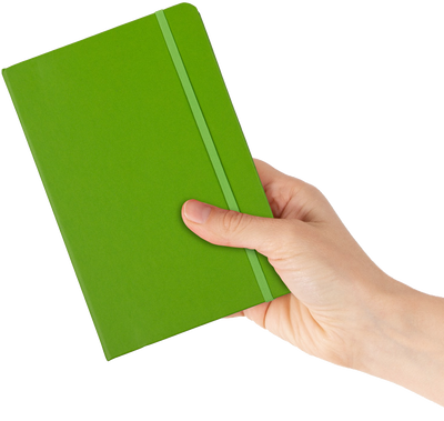 Green Apple Large 5 7/8 x 8 1/2 Notebooks (70 Dotted Pages)