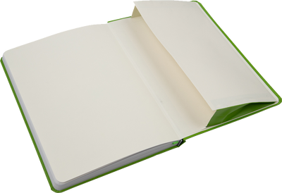 Green Apple Large 5 7/8 x 8 1/2 Notebooks (70 Dotted Pages)