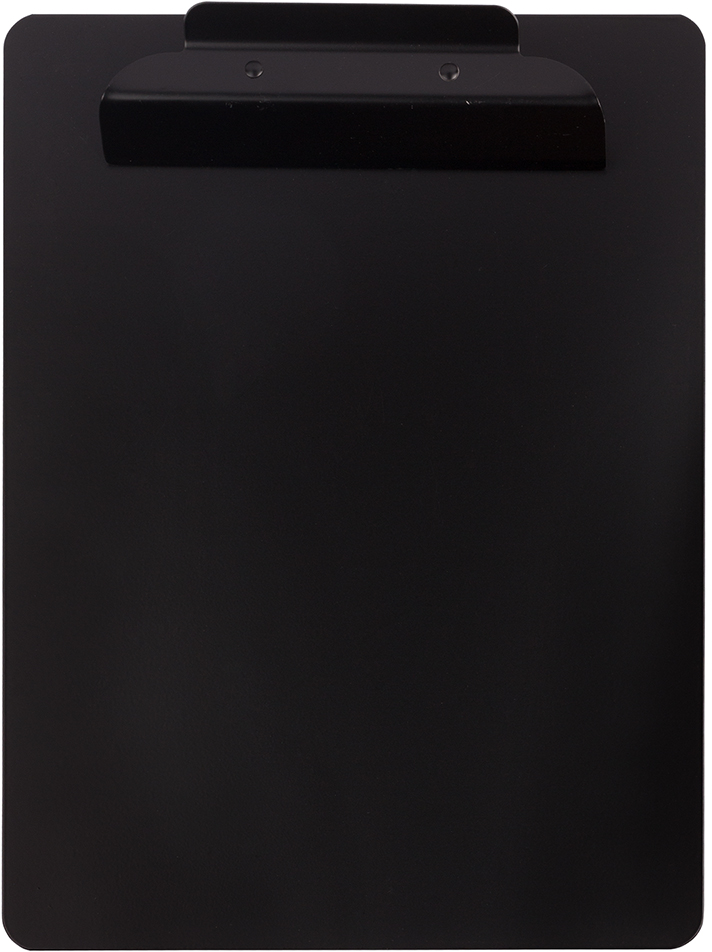 Black Aluminum 9 x 13 Clipboards with Hinge