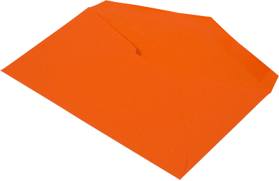 Mandarin Orange 24lb #7 3/4 Monarch Envelopes (3 7/8 x 7 1/2)
