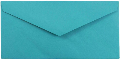 Sea Blue 24lb #7 3/4 Monarch Envelopes (3 7/8 x 7 1/2)