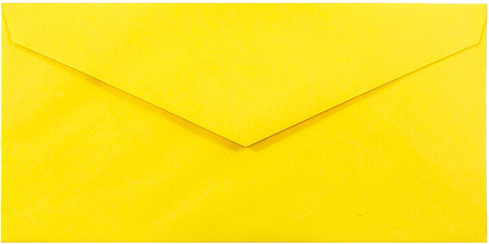Yellow 24lb #7 3/4 Monarch Envelopes (3 7/8 x 7 1/2)