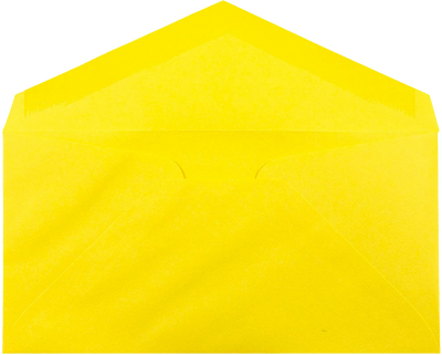 Yellow 24lb #7 3/4 Monarch Envelopes (3 7/8 x 7 1/2)