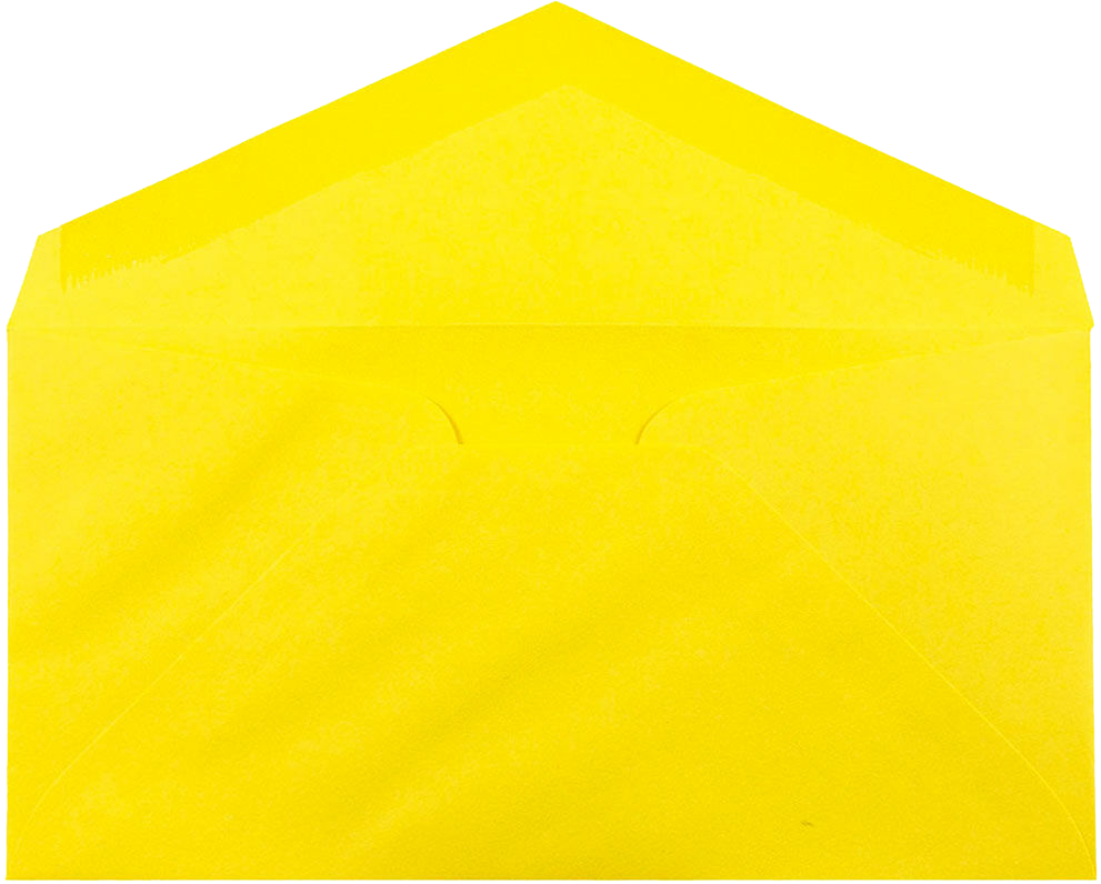 Yellow 24lb #7 3/4 Monarch Envelopes (3 7/8 x 7 1/2)