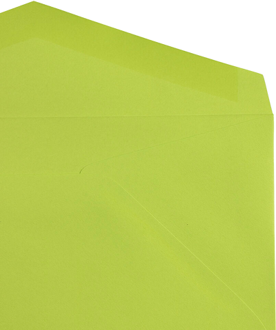 Wasabi Lime Green 24lb #7 3/4 Monarch Envelopes (3 7/8 x 7 1/2)
