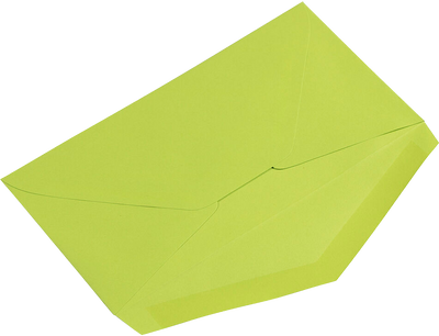 Wasabi Lime Green 24lb #7 3/4 Monarch Envelopes (3 7/8 x 7 1/2)