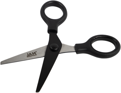 Black Mini Soft Grip Scissors