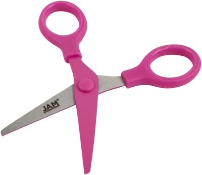 Fuchsia Mini Soft Grip Scissors