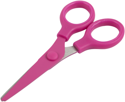 Fuchsia Mini Soft Grip Scissors