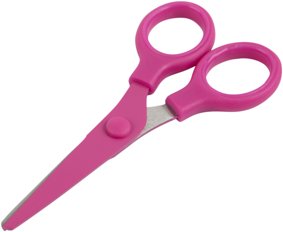 Fuchsia Mini Soft Grip Scissors