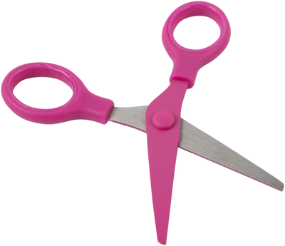 Fuchsia Mini Soft Grip Scissors