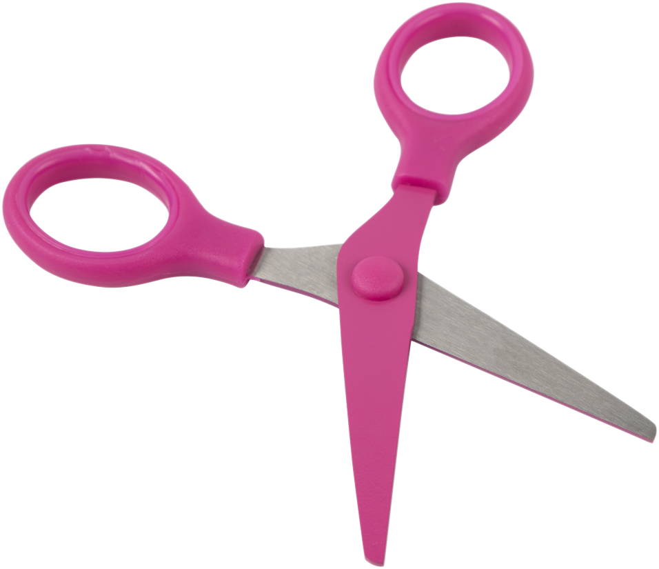 Fuchsia Mini Soft Grip Scissors