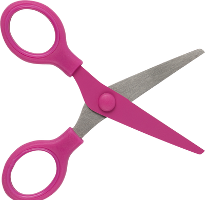 Fuchsia Mini Soft Grip Scissors