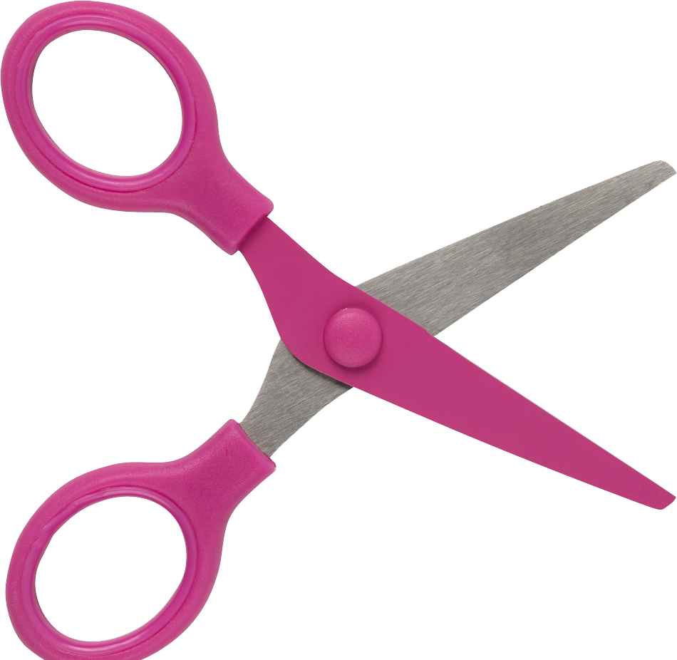 Fuchsia Mini Soft Grip Scissors