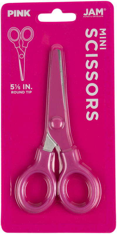 Fuchsia Mini Soft Grip Scissors