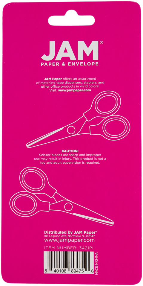 Fuchsia Mini Soft Grip Scissors