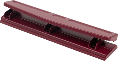 Burgundy Standard 3 Hole Punch - 10 Sheet Capacity