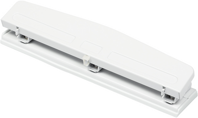 White Standard 3 Hole Punch - 10 Sheet Capacity
