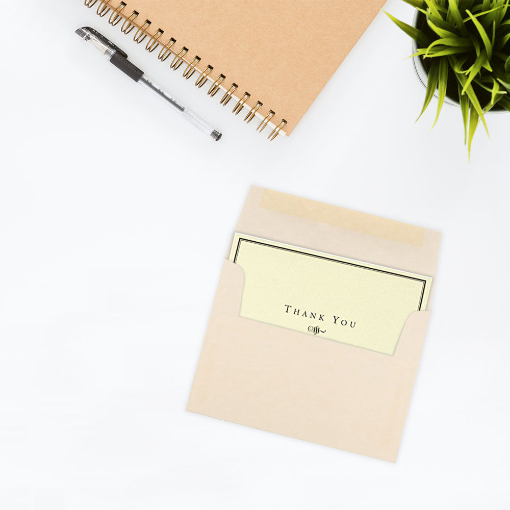 Natural Parchment 24lb A2 Invitation Envelopes (4 3/8 x 5 3/4)