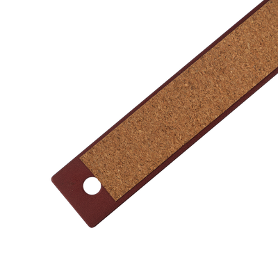 Burgundy Metallic 12 Inch Aluminum Ruler