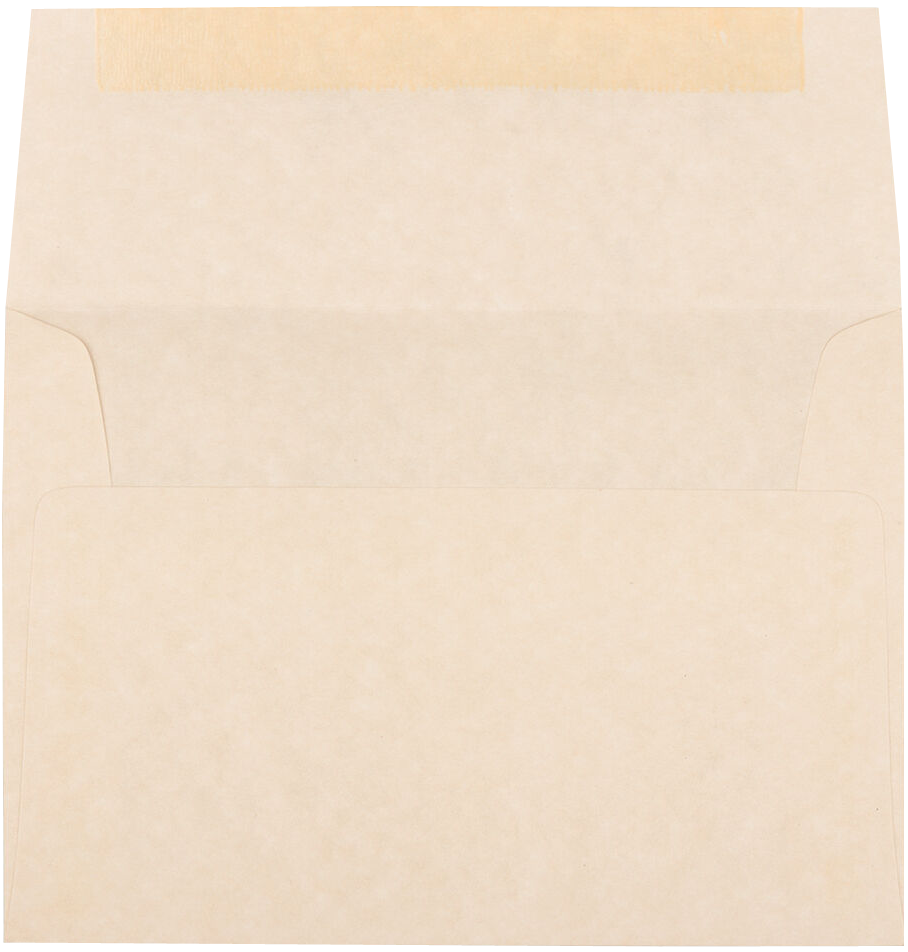 Natural Parchment 24lb A6 Invitation Envelopes (4 3/4 x 6 1/2)