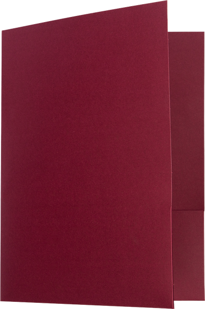 Burgundy Linen 9 x 12 Folders