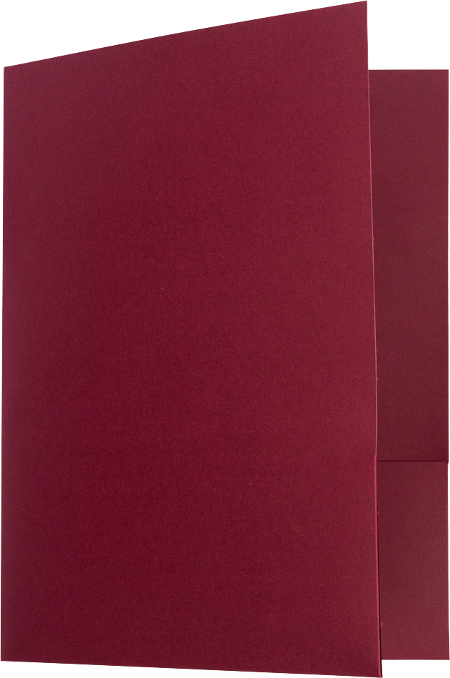 Burgundy Linen 9 x 12 Folders